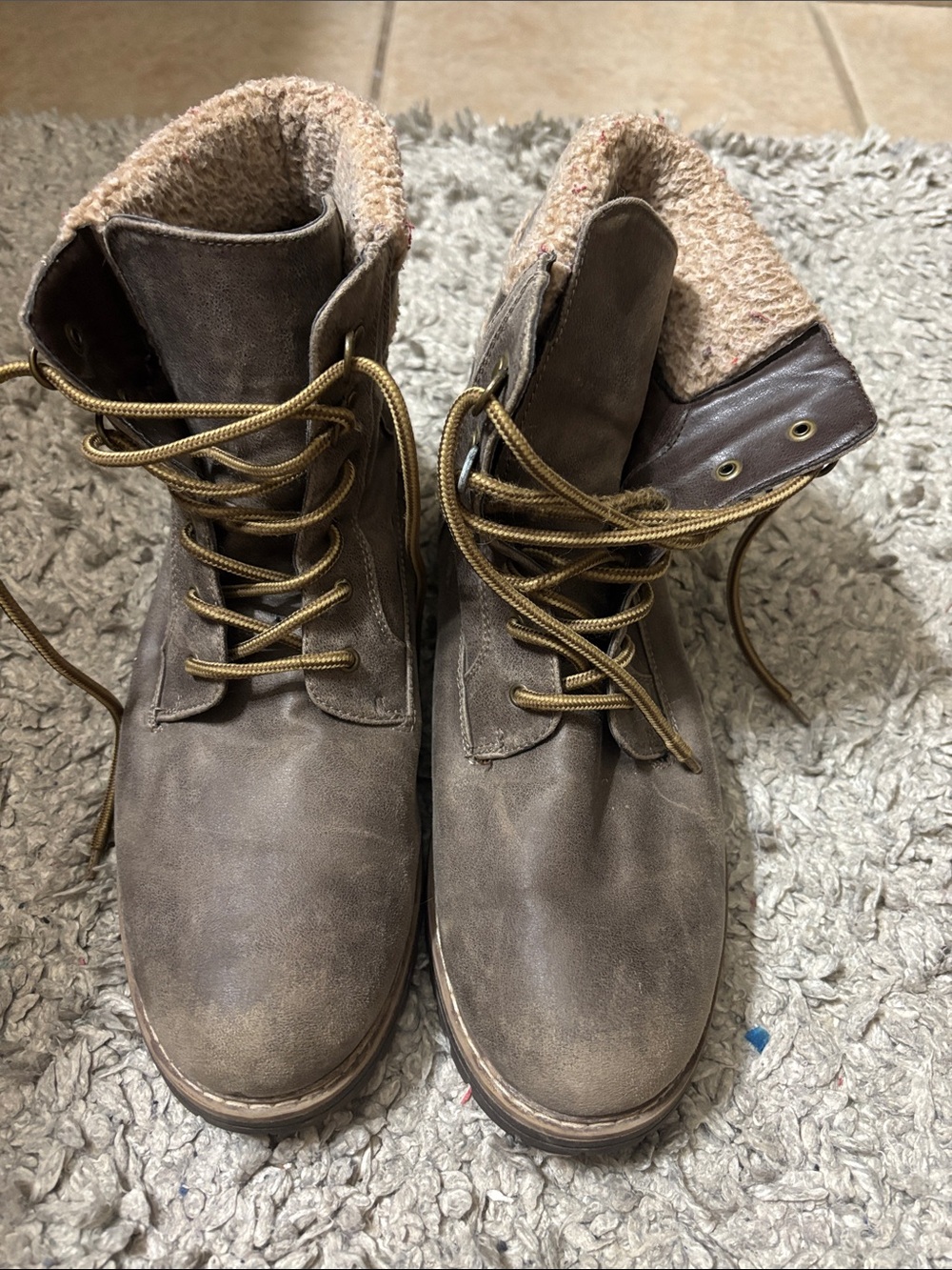 Cliffs by WHITE MOUNTAIN Men's Brown Lace-Up Western Boots